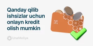 ishsizlarga online kredit olish