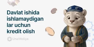 Davlat ishida ishlamasdan kredit olish